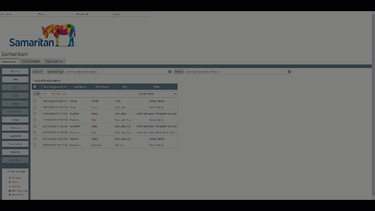 Grid and Filter Search with X-1