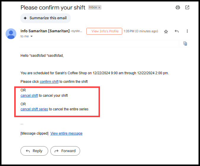 Link_Cancel_Shift email to vol